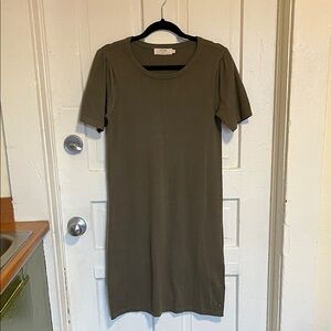 Olive Green Mini Dress